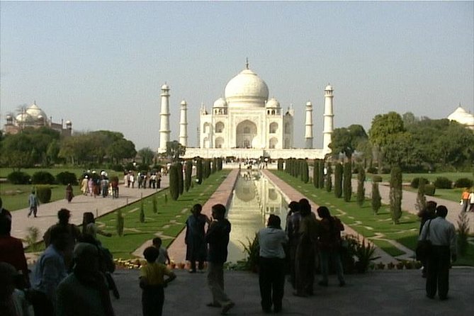 2-Day Tour to Taj Mahal, Agra from Hyderabad with Both Side Commercial Flights - Getting around inside the Taj Mahal: the golf cart detail