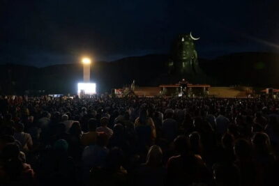 Adiyogi 3D Light Show – A Spectacle of Light, Sound - Coimbatore - Sound matters here: chants and music slow your brain down