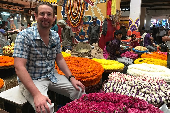 Bangalore Heritage Walk - Private Walking tour - KR Market: Flowers, Fruit, Veg, and Spices Under One Roof