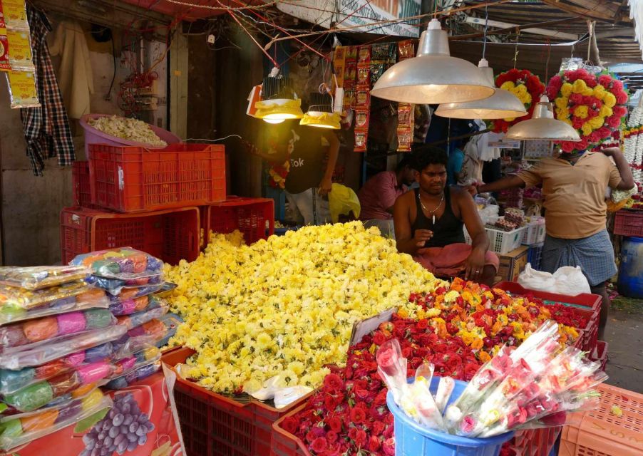 Chennai: Magical Markets Guided Walking Tour - Flower Market stop: garlands, fresh blooms, and how to look closely