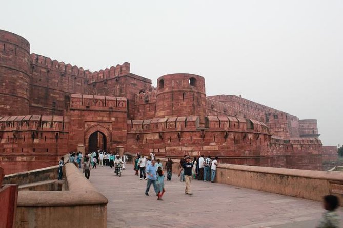 Day Trip to Taj Mahal and Agra from Hyderabad with both side Commercial Flights - Agra Fort for 1 hour: a strong add-on if you like architecture