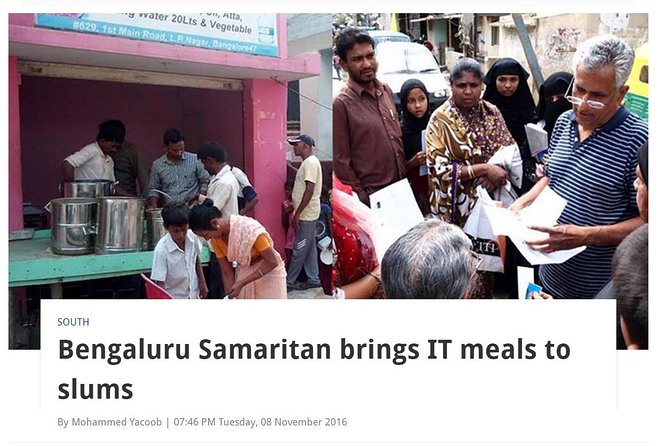 Guided Walk through Bengaluru's Ejipura Slums - First impressions: a 9:00am start in Koramangala, with a small-group feel