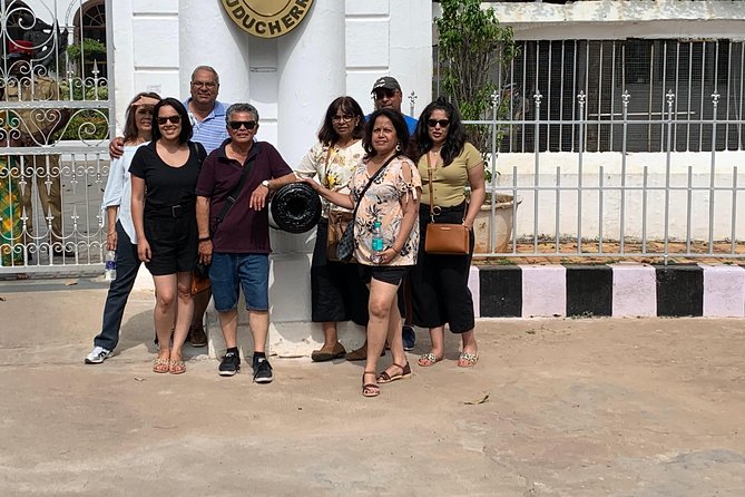 Pondicherry day trip from Chennai by Wonder tours - Seaside Promenade + Gandhi Statue views and coastal landmarks