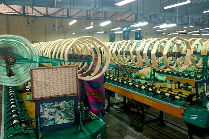 Story of Mysore Silk tour from Bangalore to experience Silk Weaving & Palace - KSIC Silk Factory and Showroom: Power Looms to Real Process