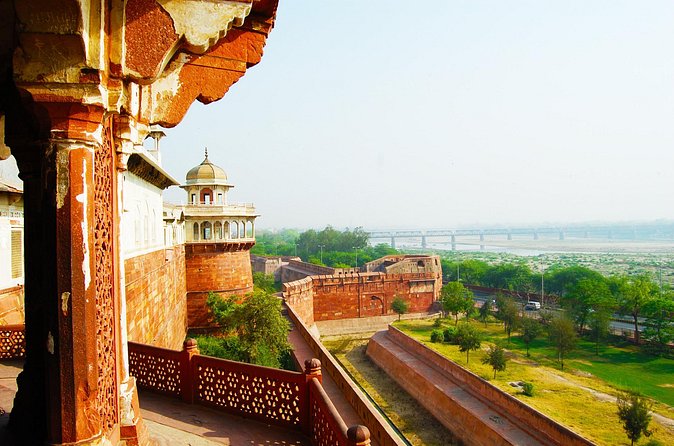 Taj Mahal sunrise and Agra Overnight Tour from Bangalore - Mehtab Bagh: the “Moonlight Garden” vibe at golden hour